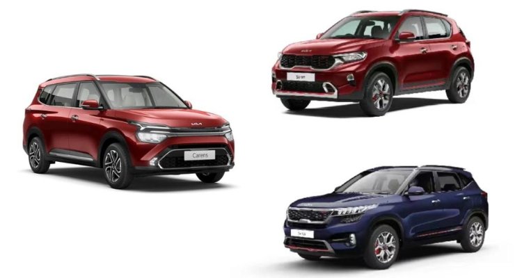 Kia launches Sonet, Seltos, and Carens in India with BS6 Phase 2