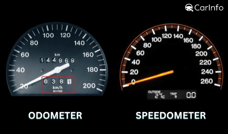 Differences Between Speedometer and Odometer