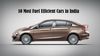 Top 10 fuel efficient cars in India