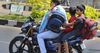 Two-wheeler with a child passenger should not cross 40 Kmph
