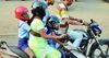 Crash helmet mandatory for children below 4 years on a 2-wheeler